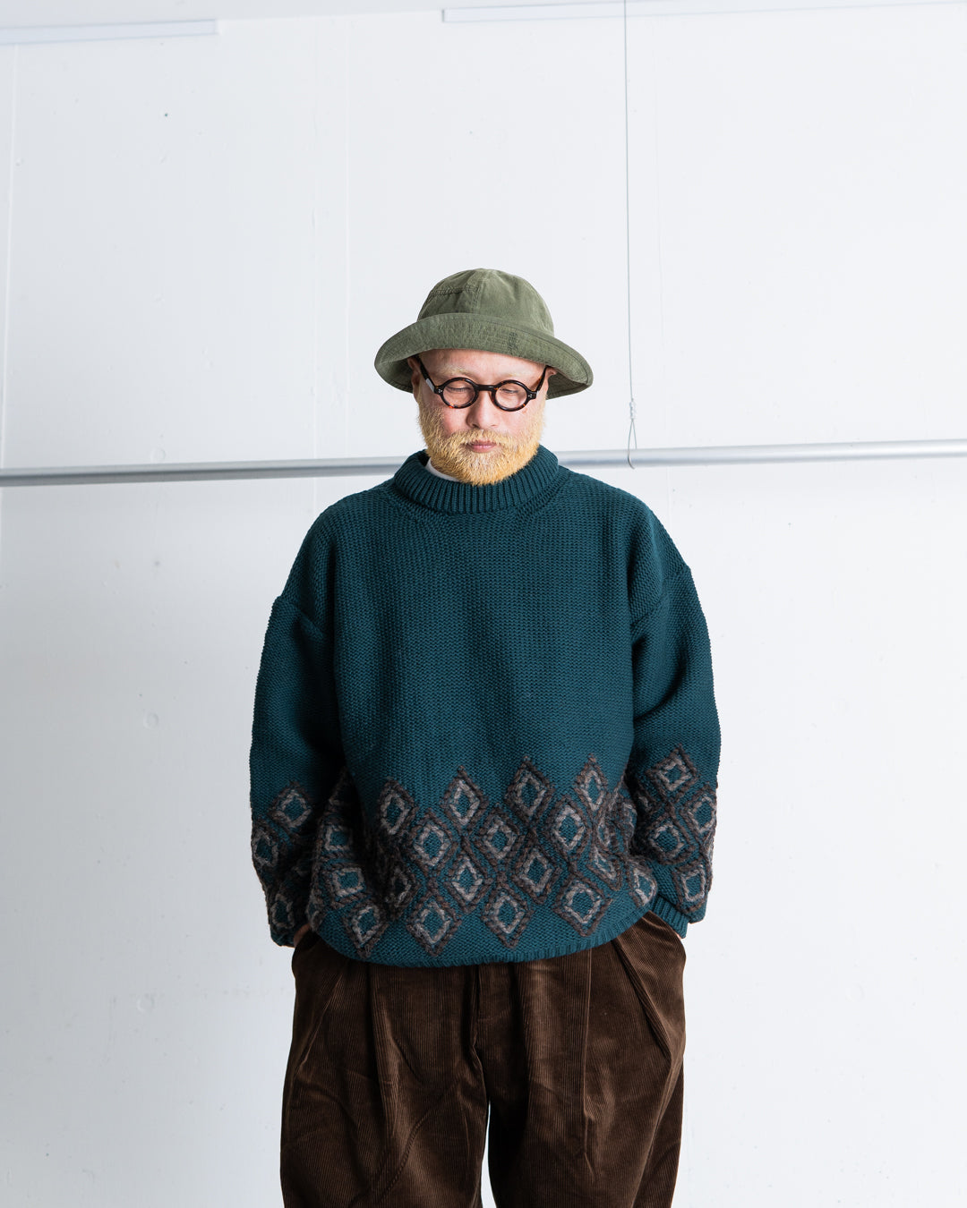 Children of the discordance 3G HAND EMBROIDERY KNIT PULLOVER