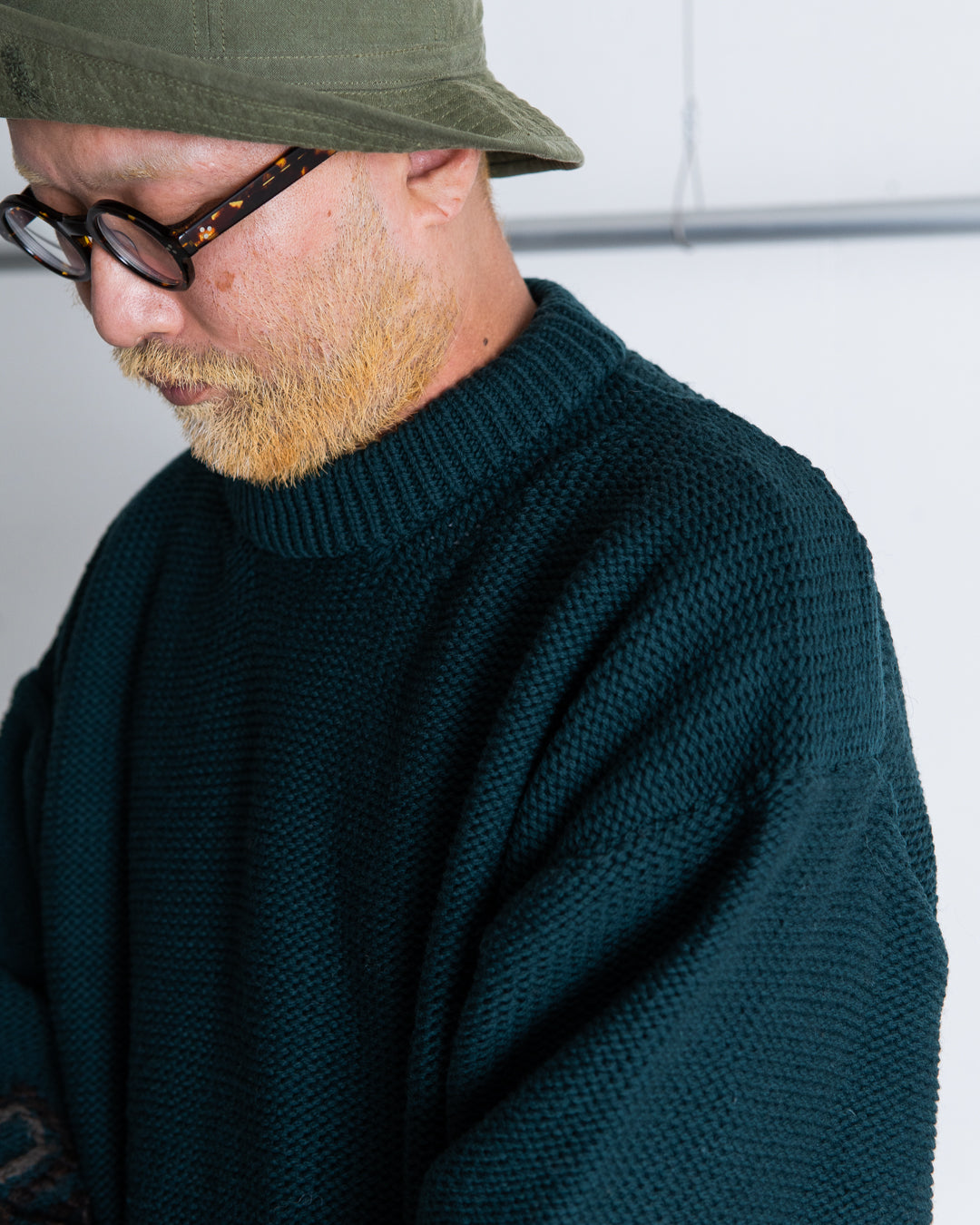 Children of the discordance 3G HAND EMBROIDERY KNIT PULLOVER