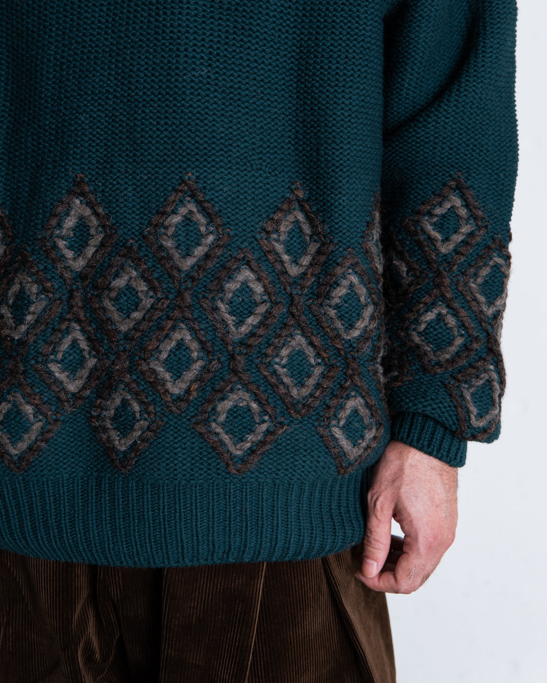 Children of the discordance 3G HAND EMBROIDERY KNIT PULLOVER