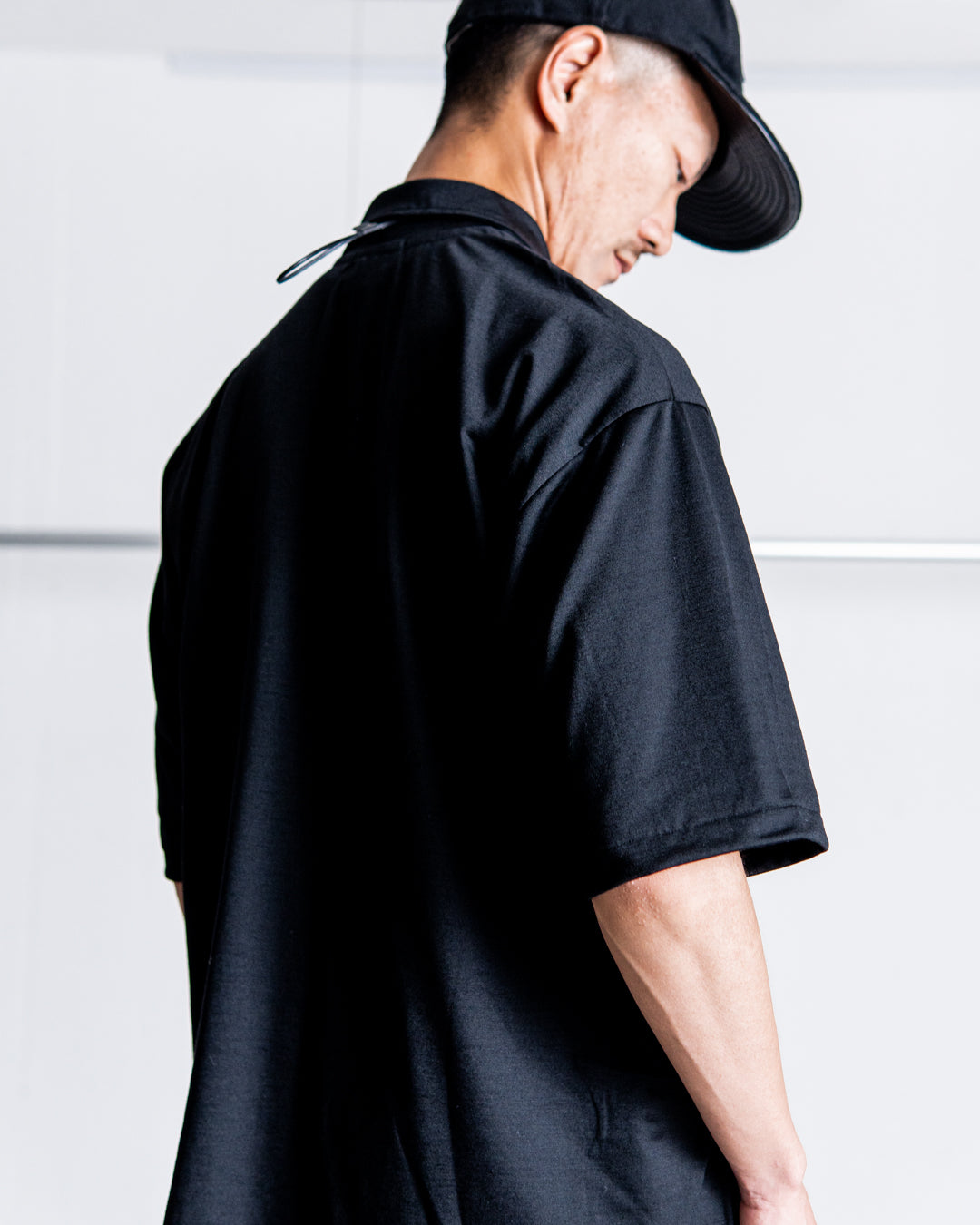 INTERIM HYPER BIG EXTRA FINE MERINO WOOL JERSEY POLO SHIRT