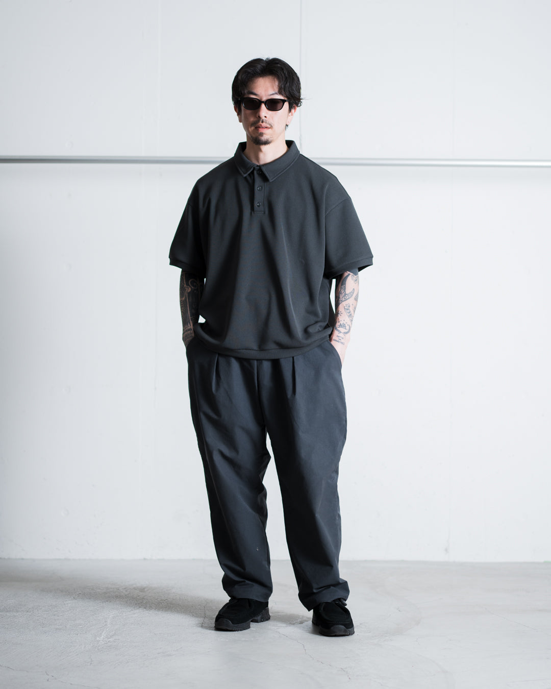 UNTRACE TECH POLO SHIRT S/S
