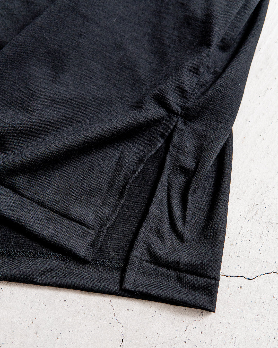 INTERIM HYPER BIG EXTRA FINE MERINO WOOL JERSEY POLO SHIRT