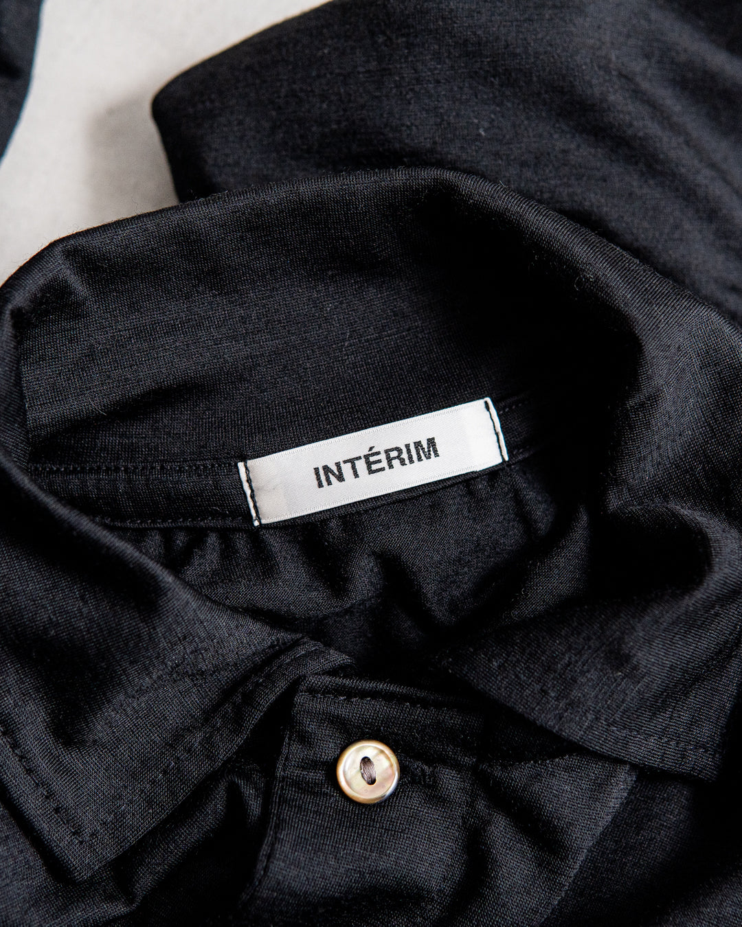 INTERIM HYPER BIG EXTRA FINE MERINO WOOL JERSEY POLO SHIRT