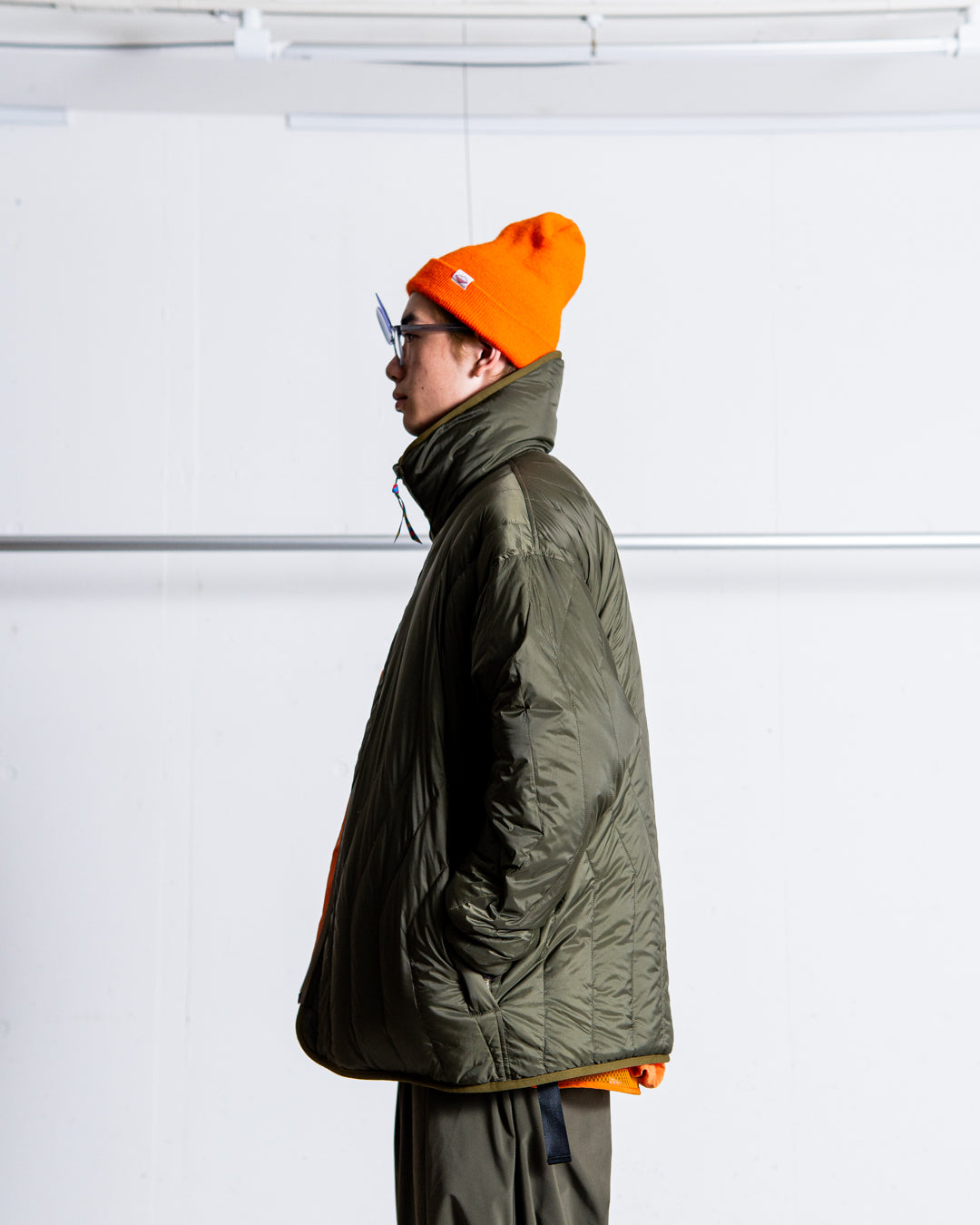 【collaboration】 is-ness × TAION REVERSIBLE FLEECE DOWN JACKET