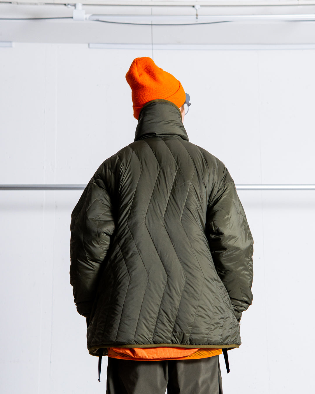 【collaboration】 is-ness × TAION REVERSIBLE FLEECE DOWN JACKET