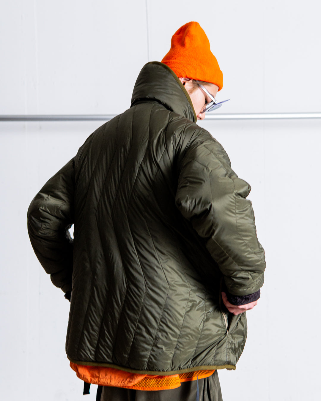 【collaboration】 is-ness × TAION REVERSIBLE FLEECE DOWN JACKET
