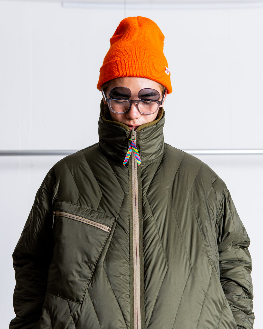 【collaboration】 is-ness × TAION REVERSIBLE FLEECE DOWN JACKET