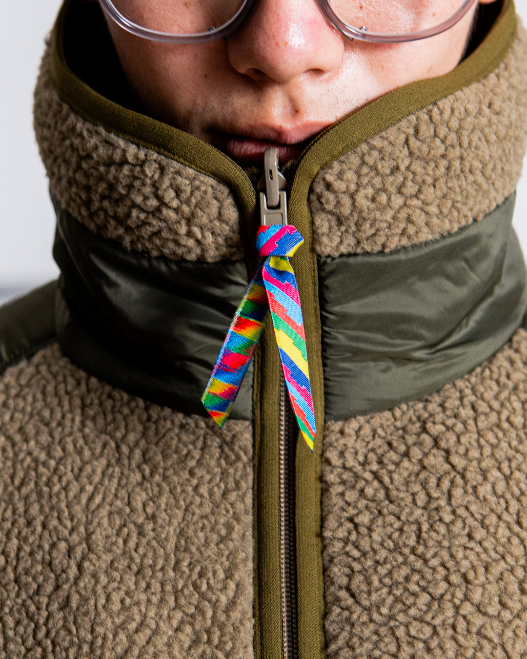 【collaboration】 is-ness × TAION REVERSIBLE FLEECE DOWN JACKET