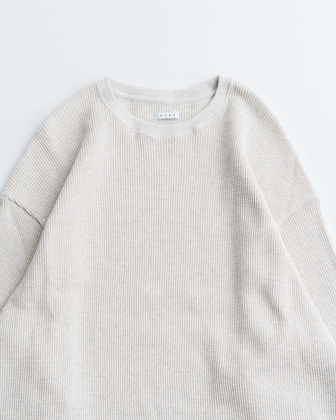 Name. WAFFLE TAPED LOOSE SLEEVE TEE