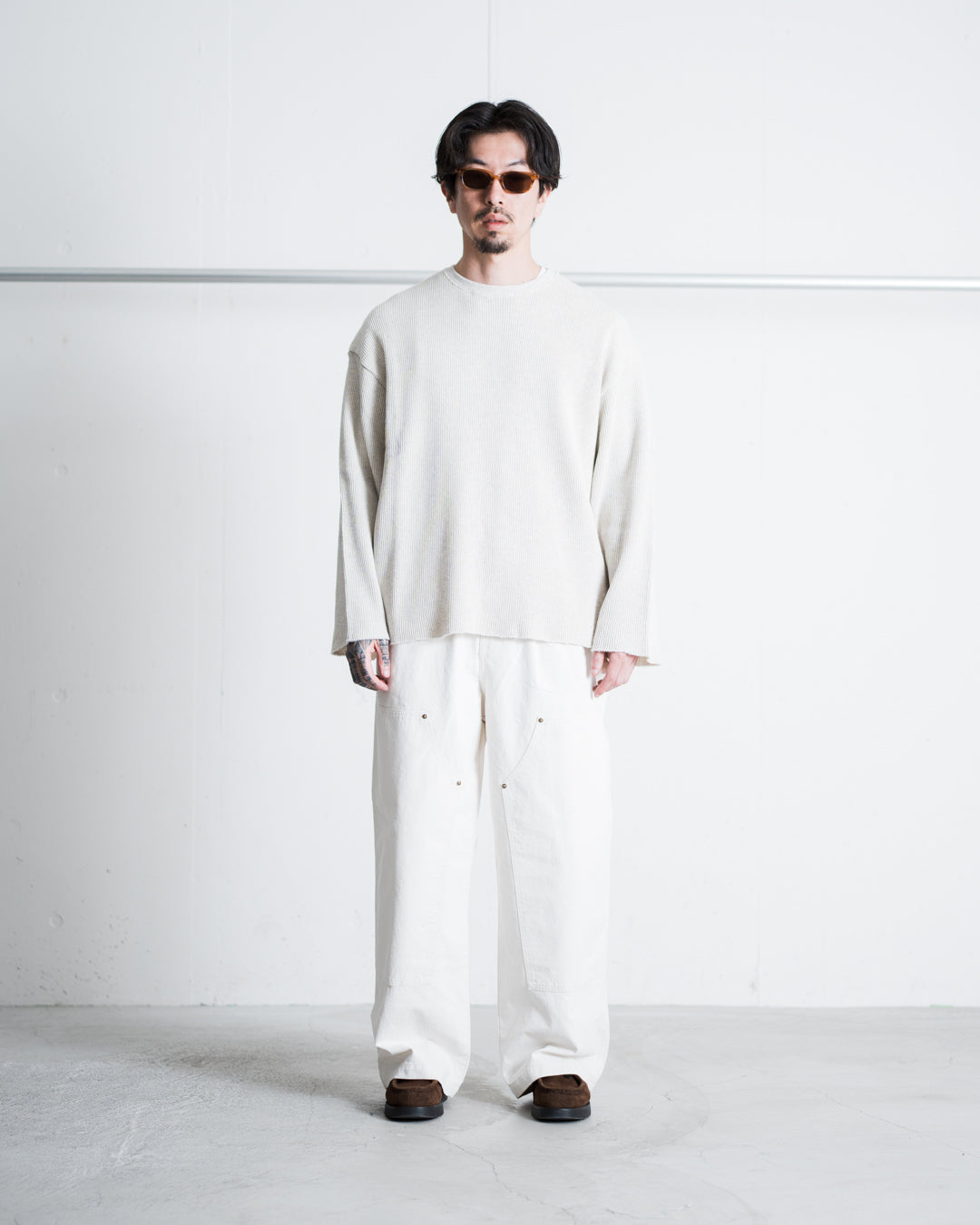 Name. WAFFLE TAPED LOOSE SLEEVE TEE