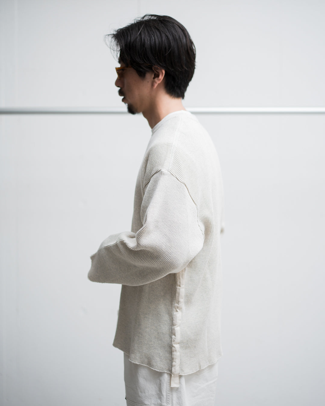 Name. WAFFLE TAPED LOOSE SLEEVE TEE