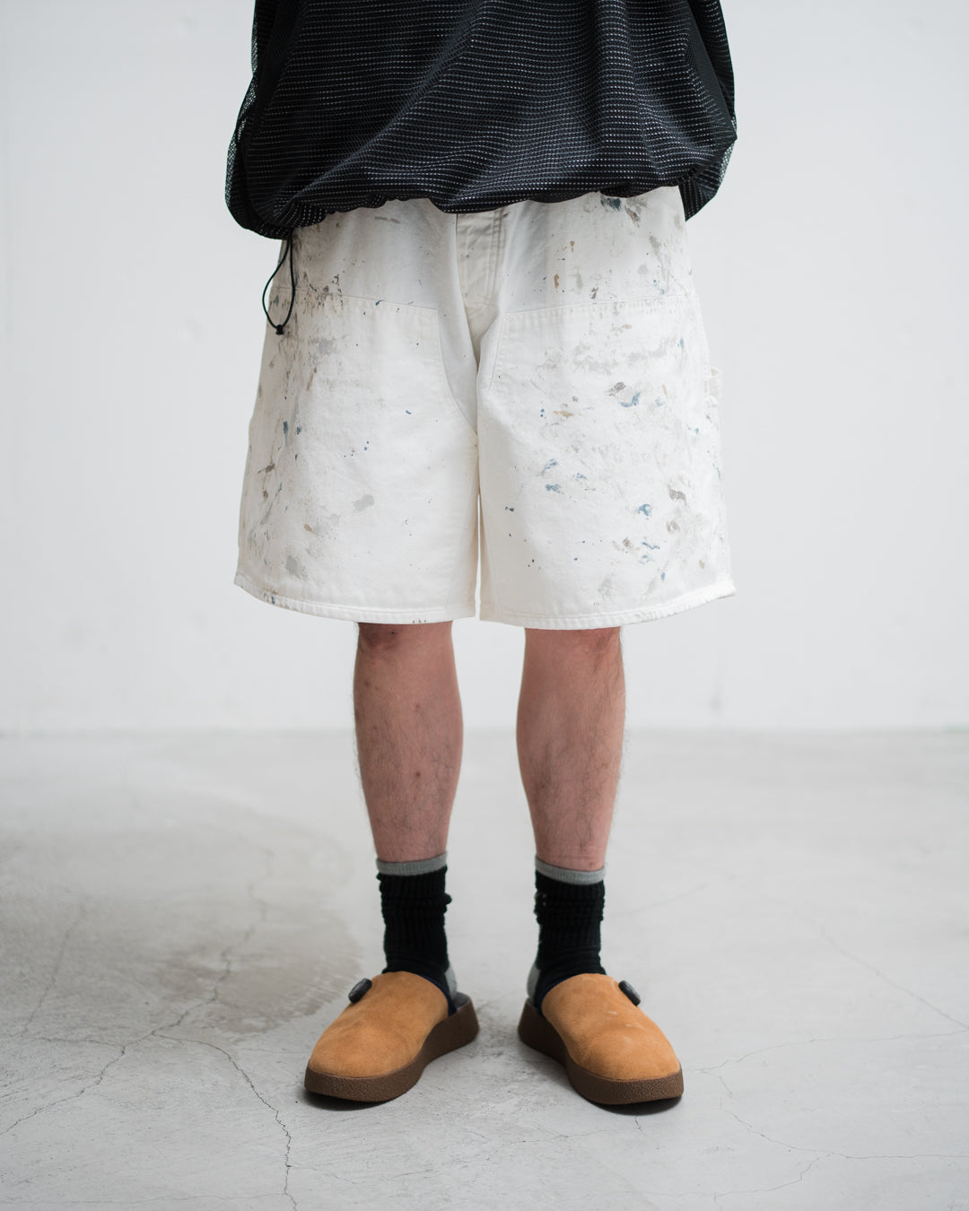 BOWWOW PAINTER'S SPLATTER SHORTS