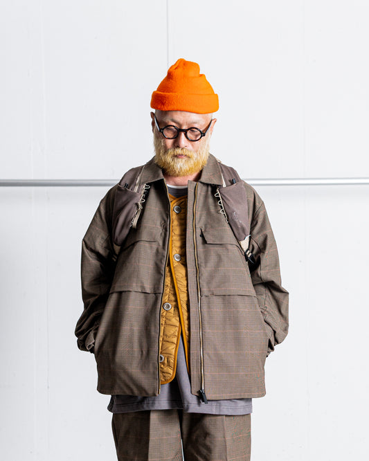 【limited】HUNTING WORLD CRAFTED BY DESCENTE.LAB ATY STRETCH WOVEN QUILTED SHORT LINER COAT
