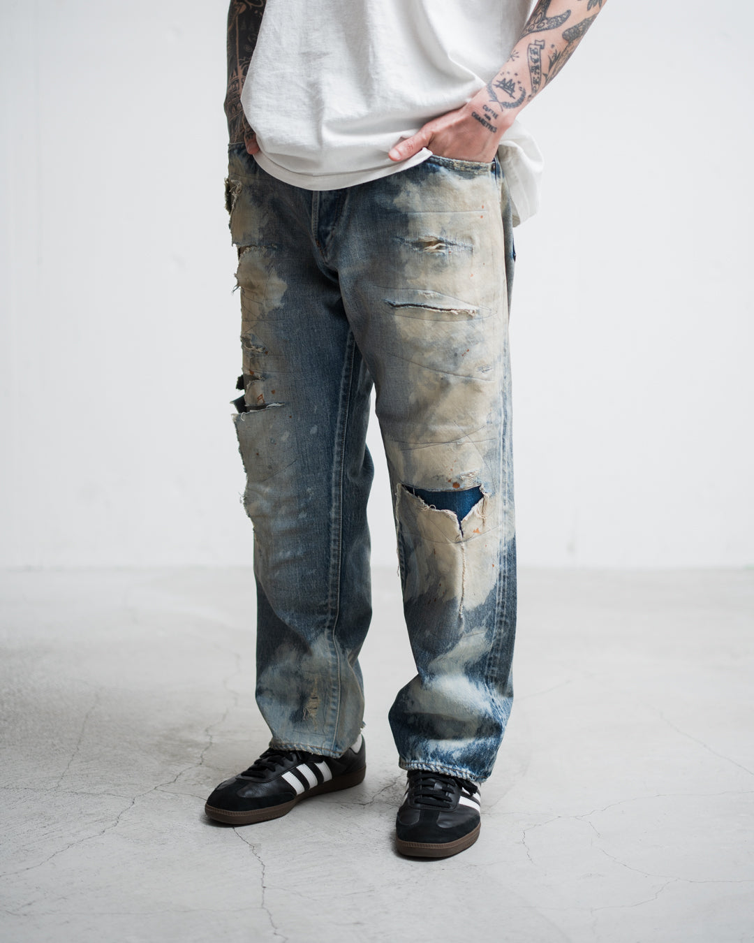 ANACHRONORM HARD REMAKED REGULAR TAPERED 5P PANTS