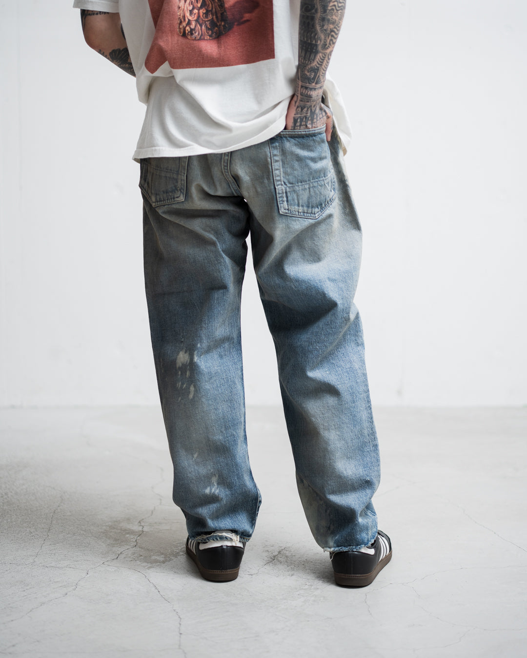 ANACHRONORM HARD REMAKED REGULAR TAPERED 5P PANTS