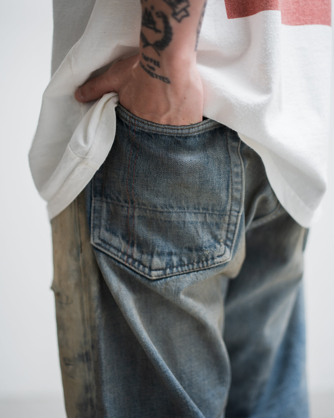 ANACHRONORM HARD REMAKED REGULAR TAPERED 5P PANTS