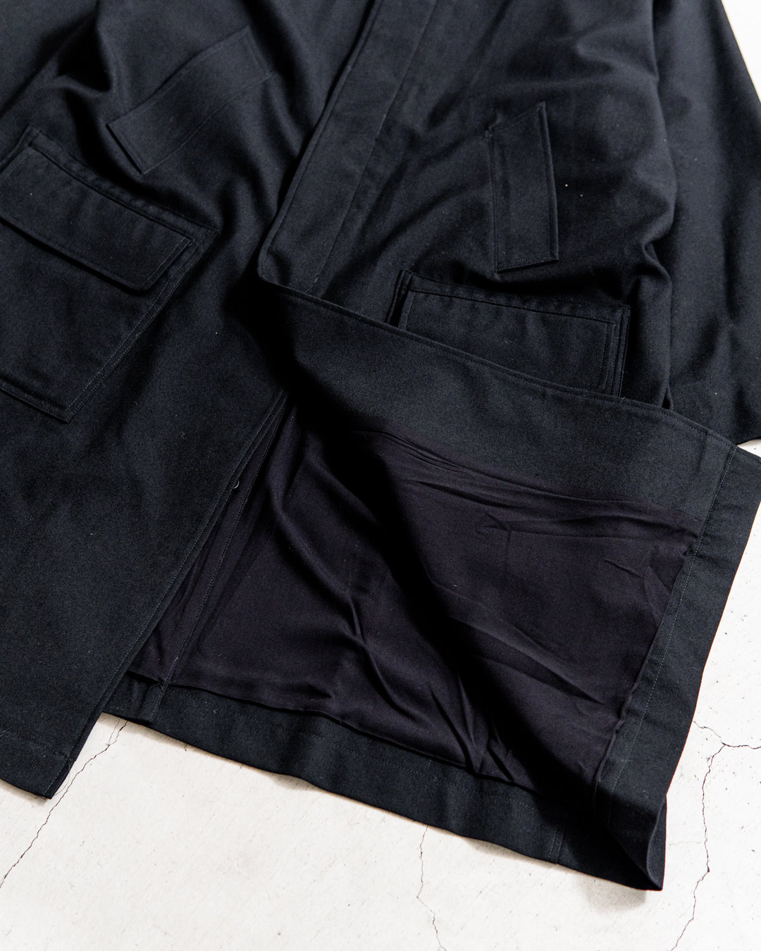 INTERIM HYPER BIG HUNTING OVER COAT - MILITARY WOOL SERGE