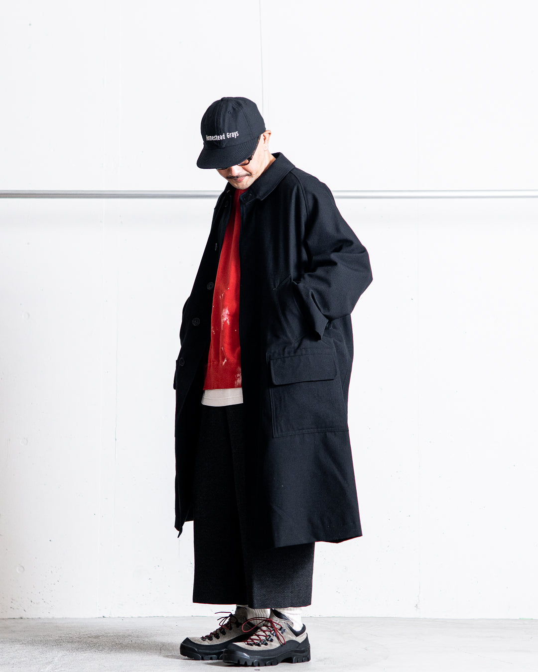 INTERIM HYPER BIG HUNTING OVER COAT - MILITARY WOOL SERGE