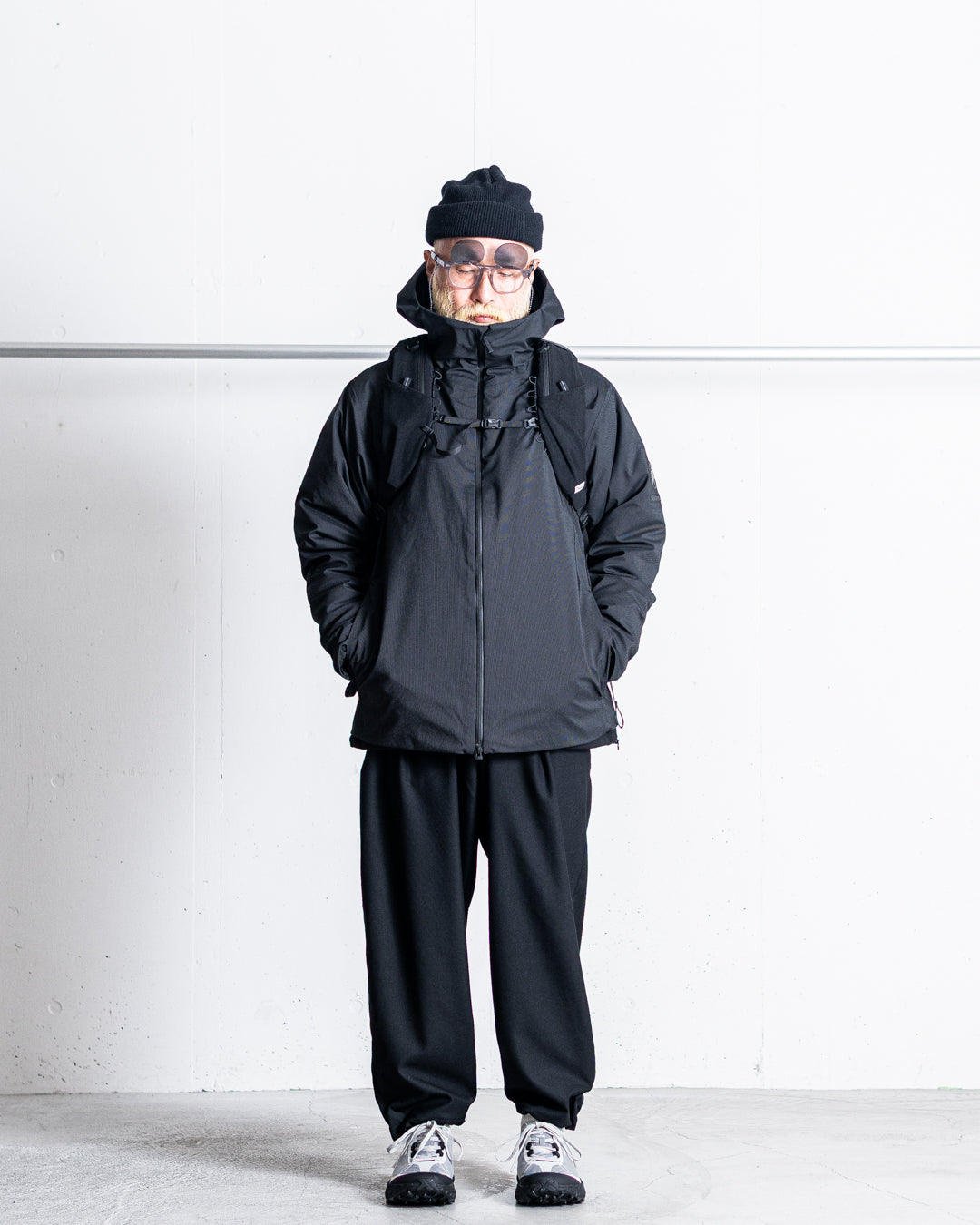【limited】HUNTING WORLD CRAFTED BY DESCENTE.LAB ALTERNATELY WAVE DOWN HOODED JACKET