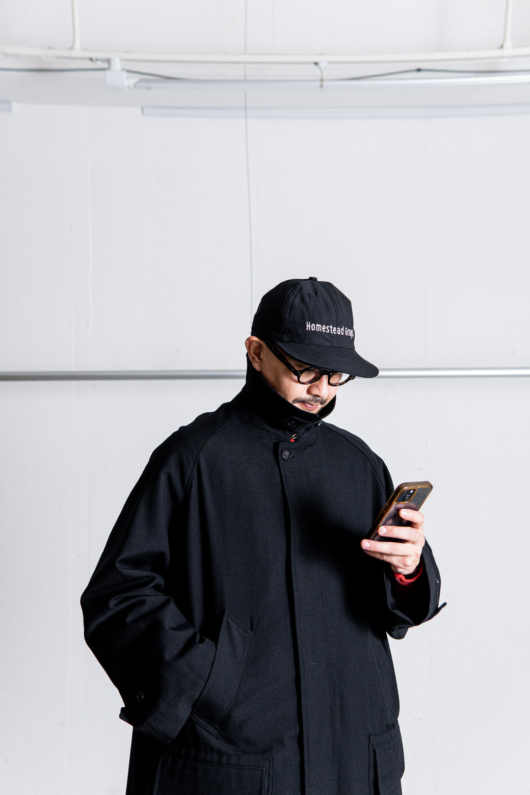 INTERIM HYPER BIG HUNTING OVER COAT - MILITARY WOOL SERGE