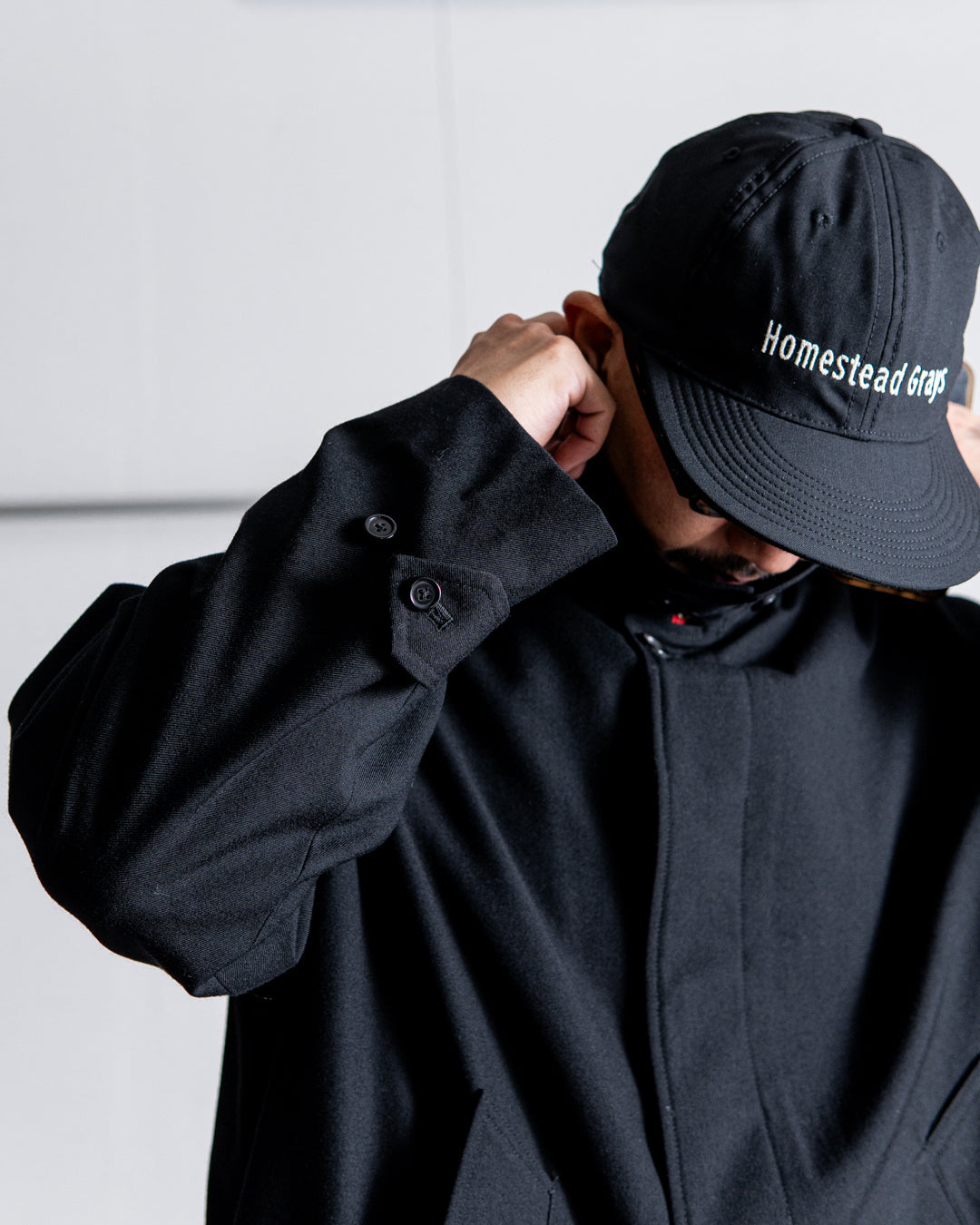 INTERIM HYPER BIG HUNTING OVER COAT - MILITARY WOOL SERGE