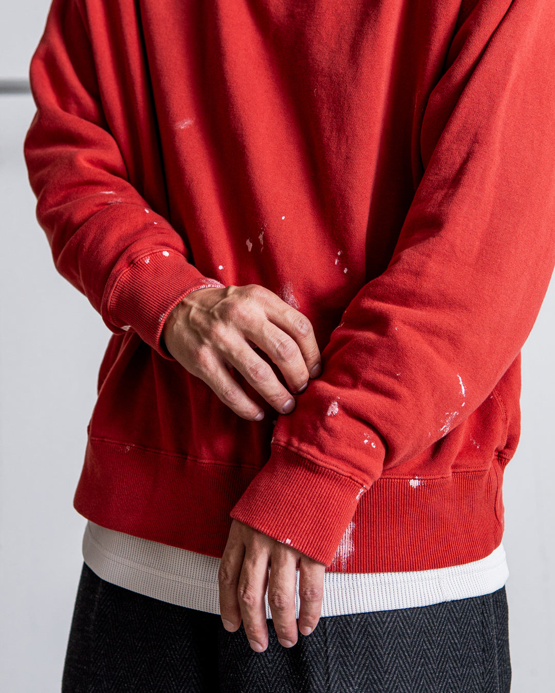 INTERIM VINTAGE FADE BOTH V-GAZETTE SWEAT SHIRT