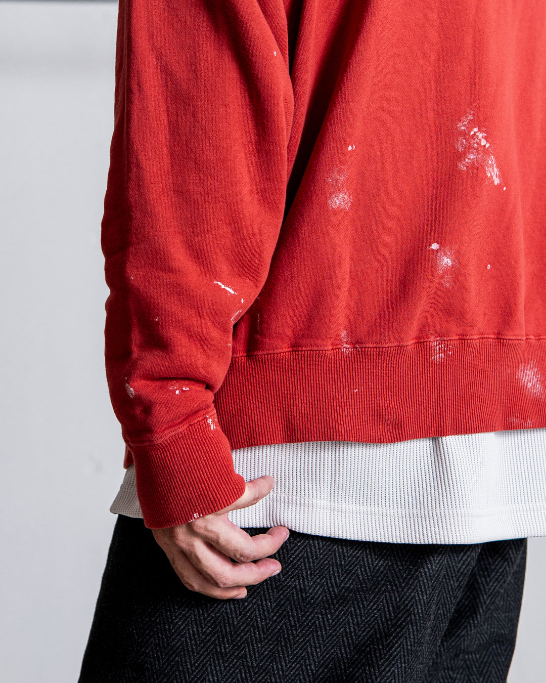 INTERIM VINTAGE FADE BOTH V-GAZETTE SWEAT SHIRT