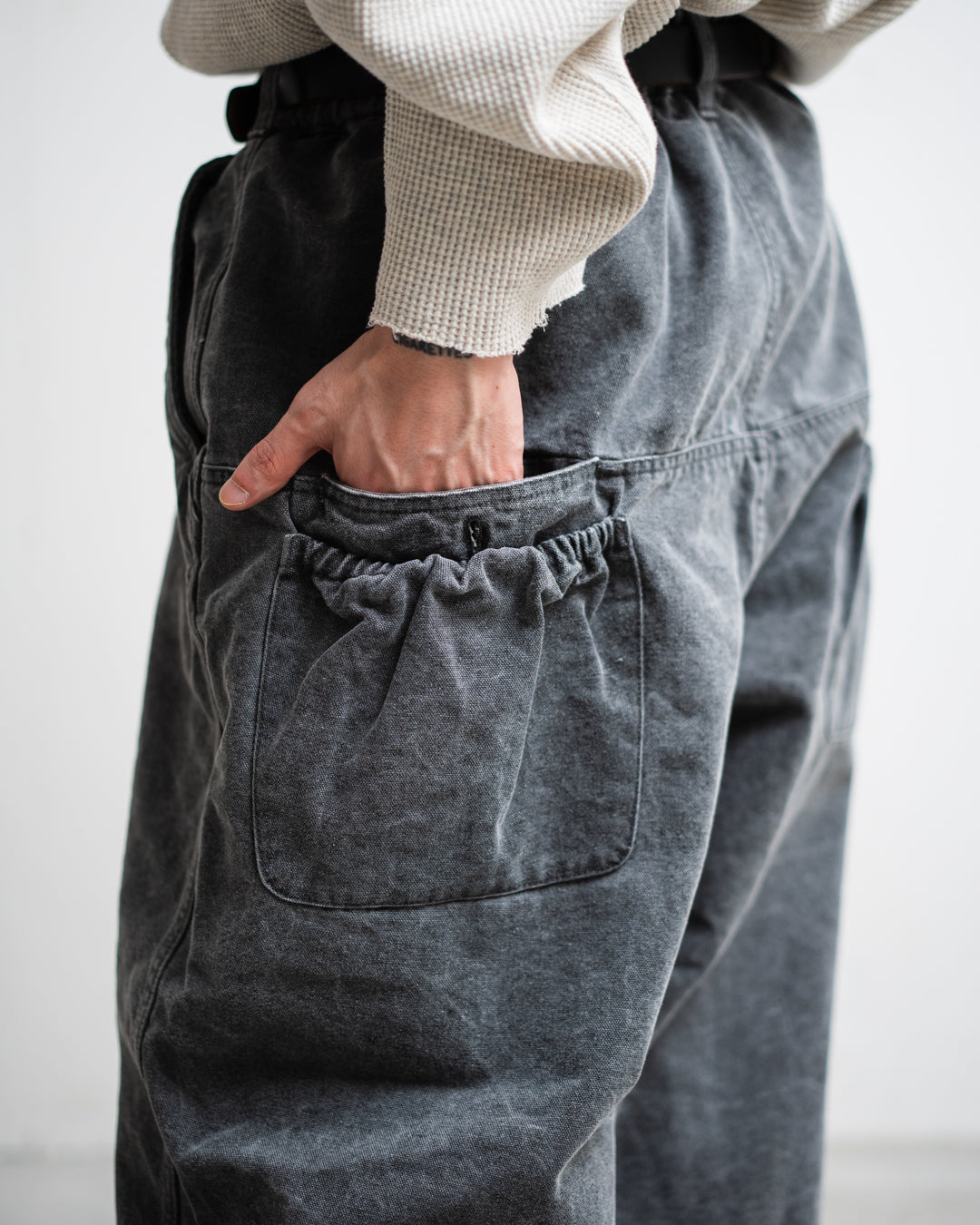 refomed FRESH MAN DUCK WIDE PANTS