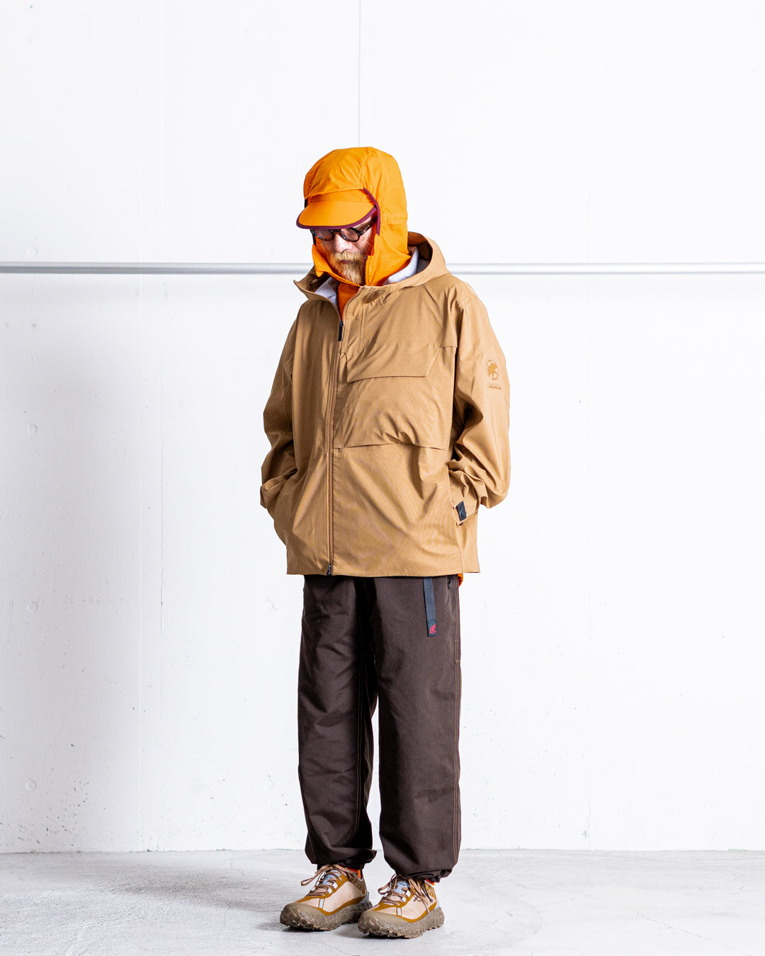 【limited】HUNTING WORLD CRAFTED BY DESCENTE.LAB HARD SHELL ASYMMETRY FIELD JACKET