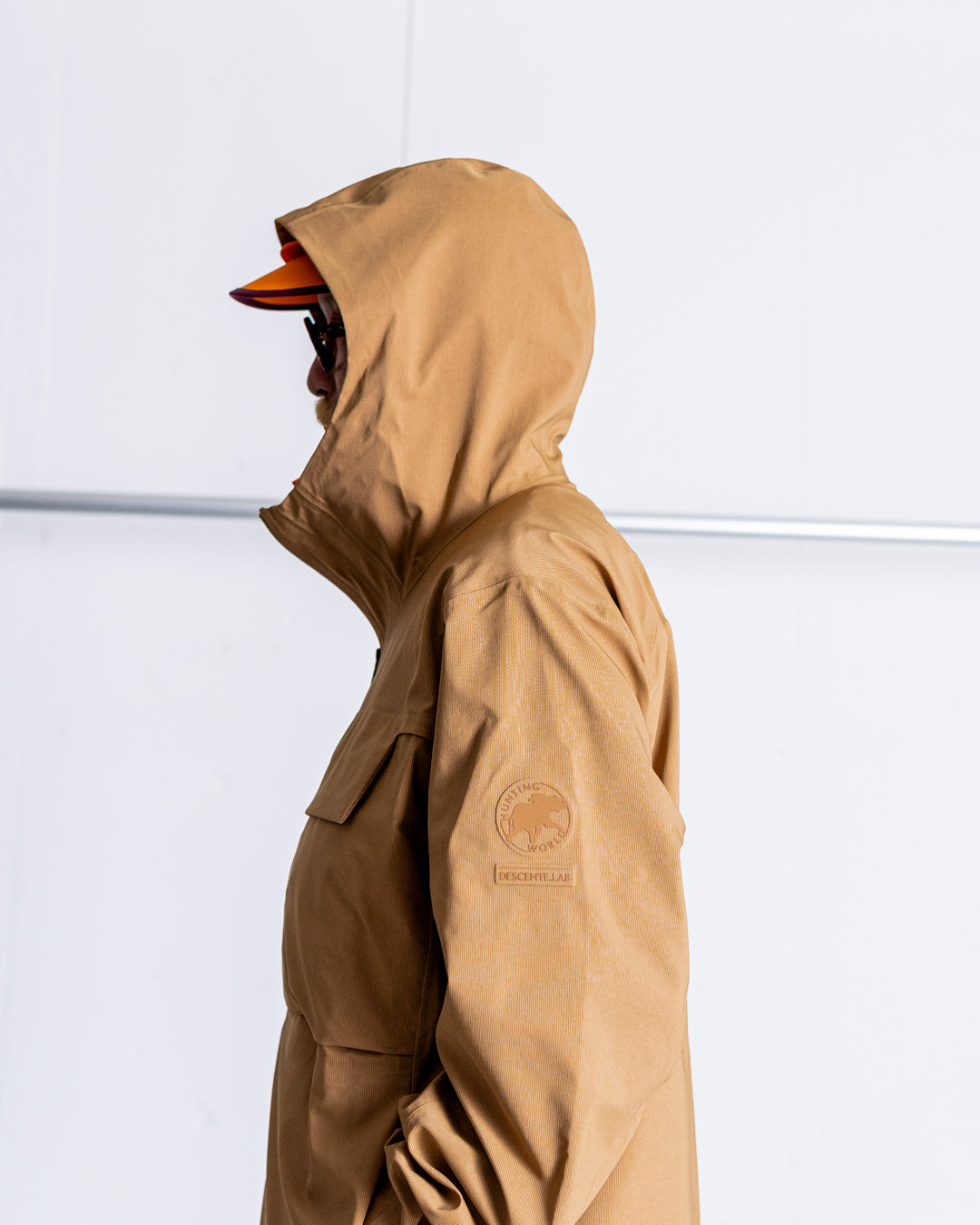 【limited】HUNTING WORLD CRAFTED BY DESCENTE.LAB HARD SHELL ASYMMETRY FIELD JACKET
