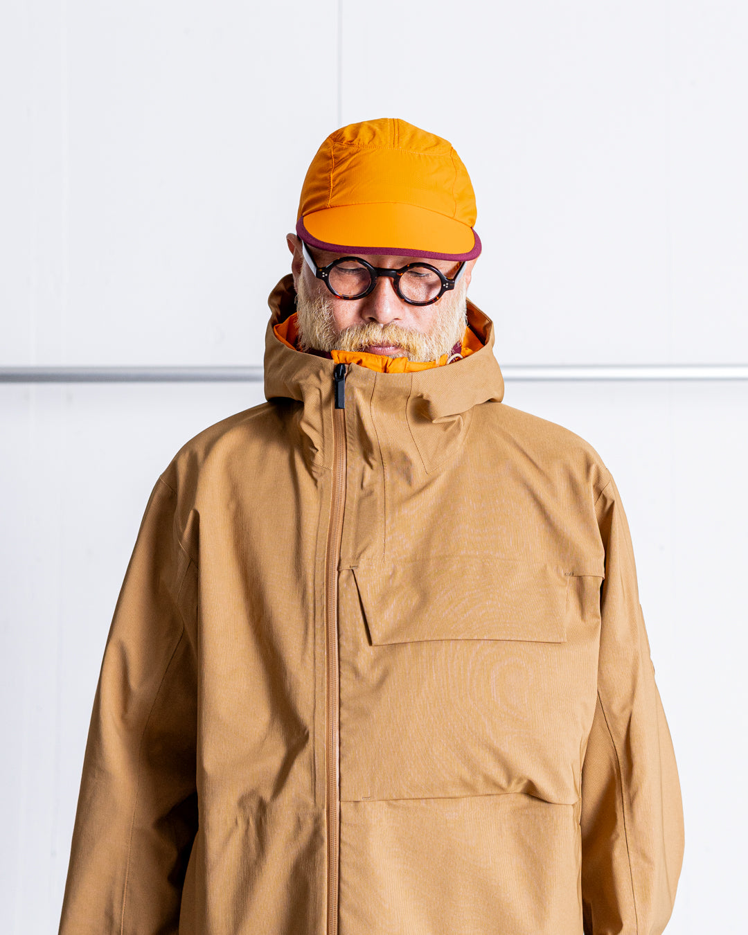 【limited】HUNTING WORLD CRAFTED BY DESCENTE.LAB HARD SHELL ASYMMETRY FIELD JACKET