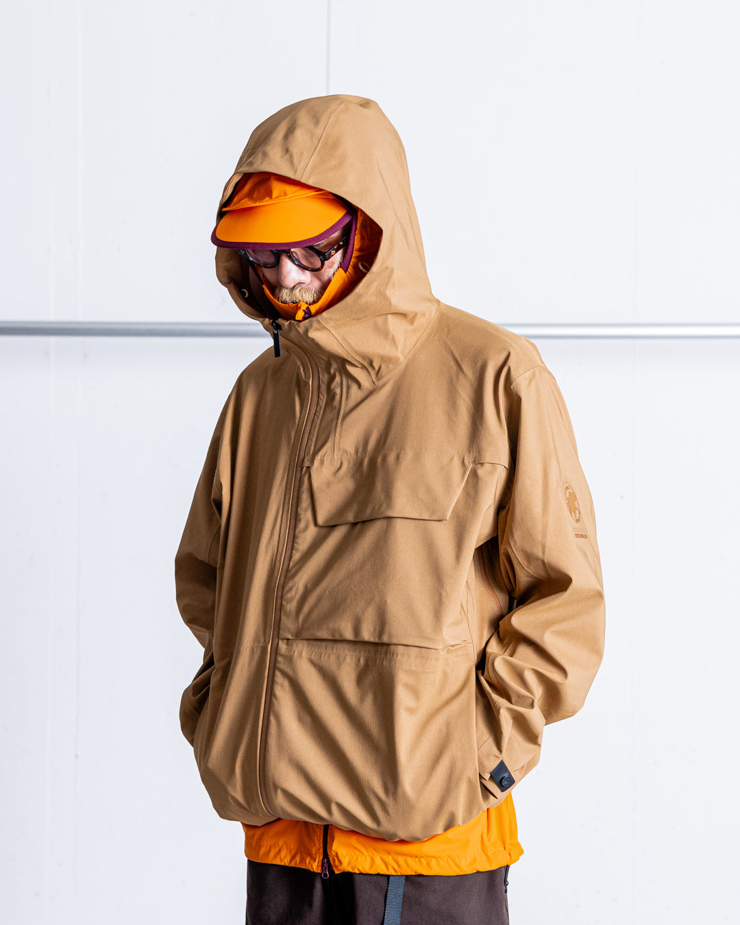 【limited】HUNTING WORLD CRAFTED BY DESCENTE.LAB HARD SHELL ASYMMETRY FIELD JACKET