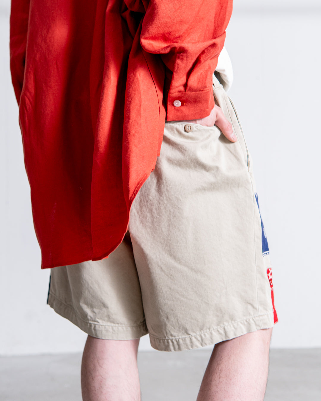 BOWWOW BANDANA REMADE CHINO SHORTS