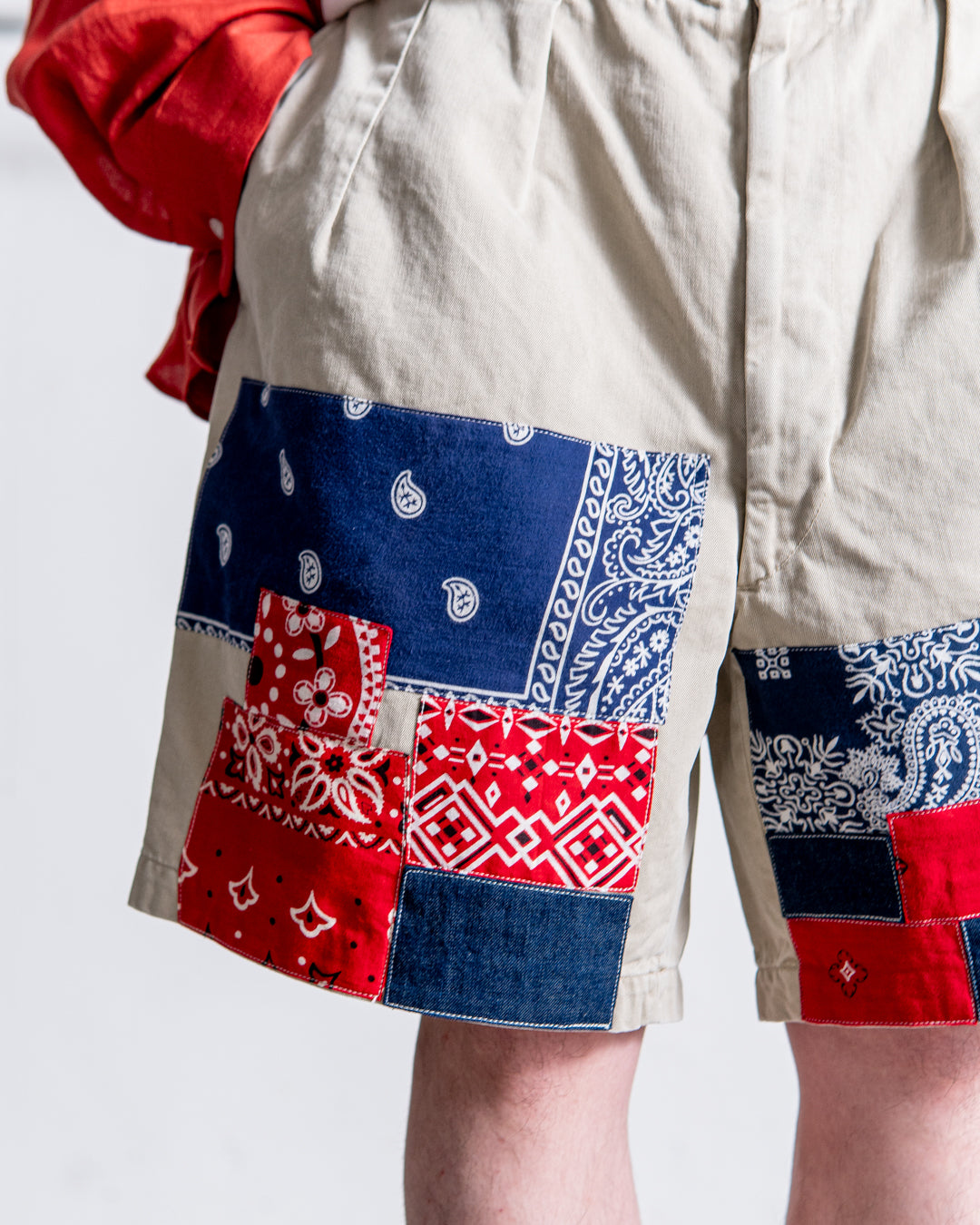 BOWWOW BANDANA REMADE CHINO SHORTS