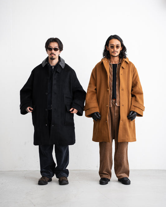 SandWaterr RESEARCHED CITY COAT / WOOL MIX MELTON