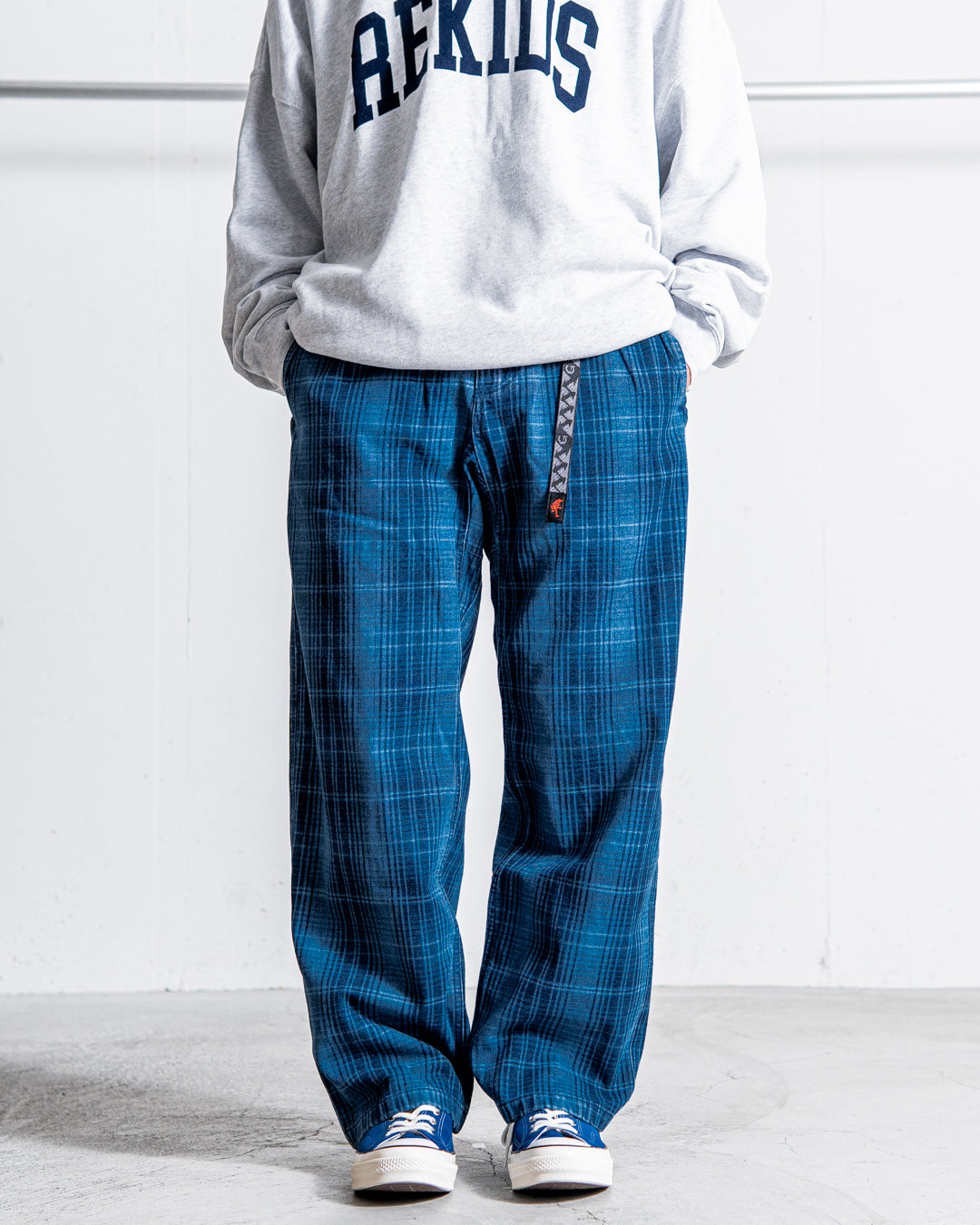 【Japan limited】Gramicci O.G DENIM PLAID PANT