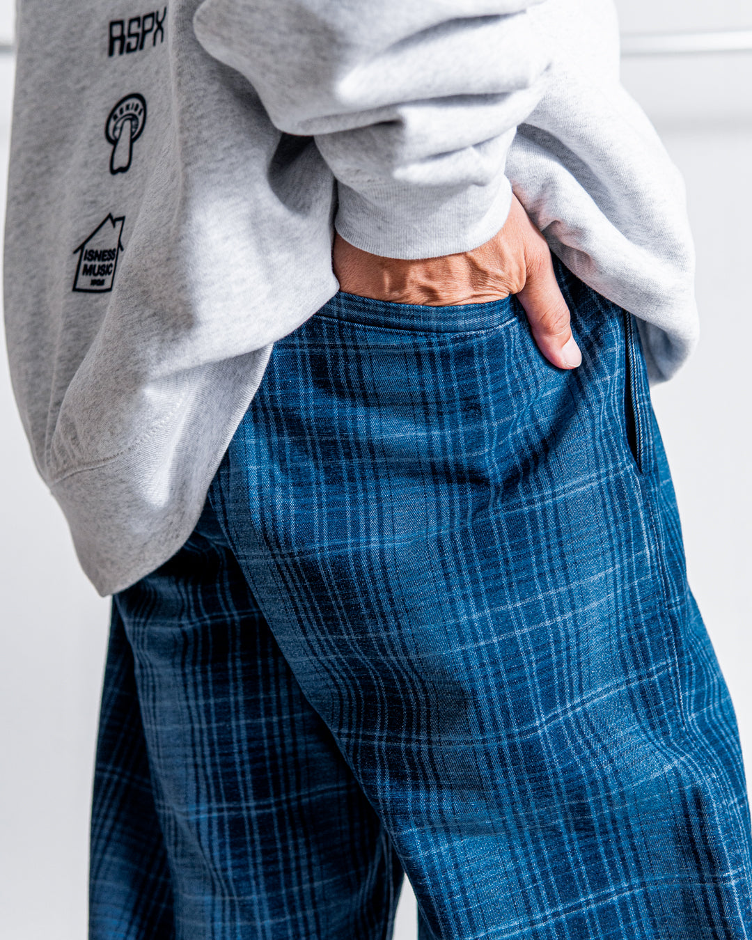 【Japan limited】Gramicci O.G DENIM PLAID PANT