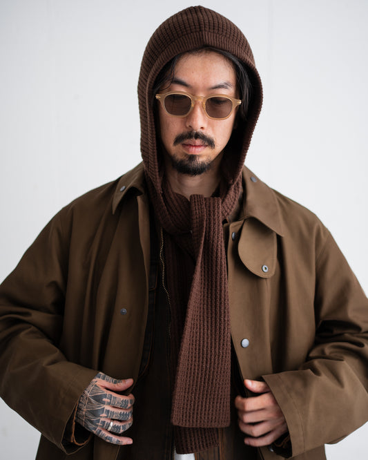 COMFORTABLE REASON Wool Hood Scarf