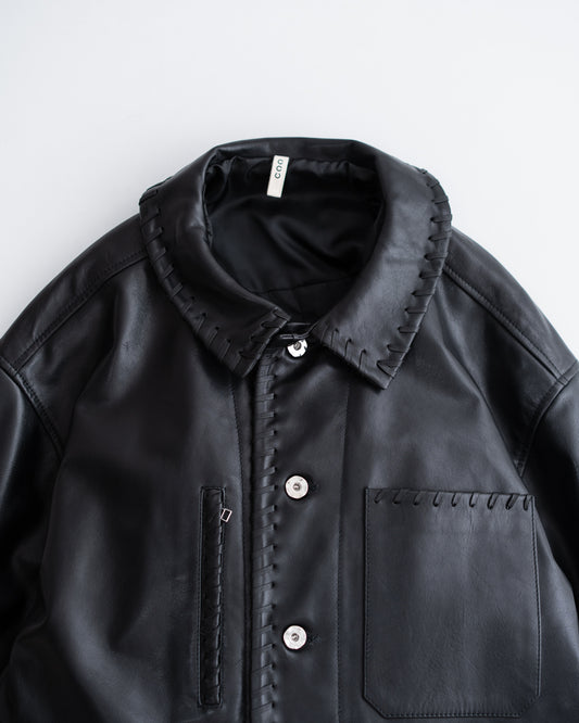 CCU BRAIDED FRENCH COVERALL - COW SKIN