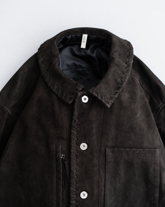 CCU BRAIDED FRENCH COVERALL - COW NUBUCK