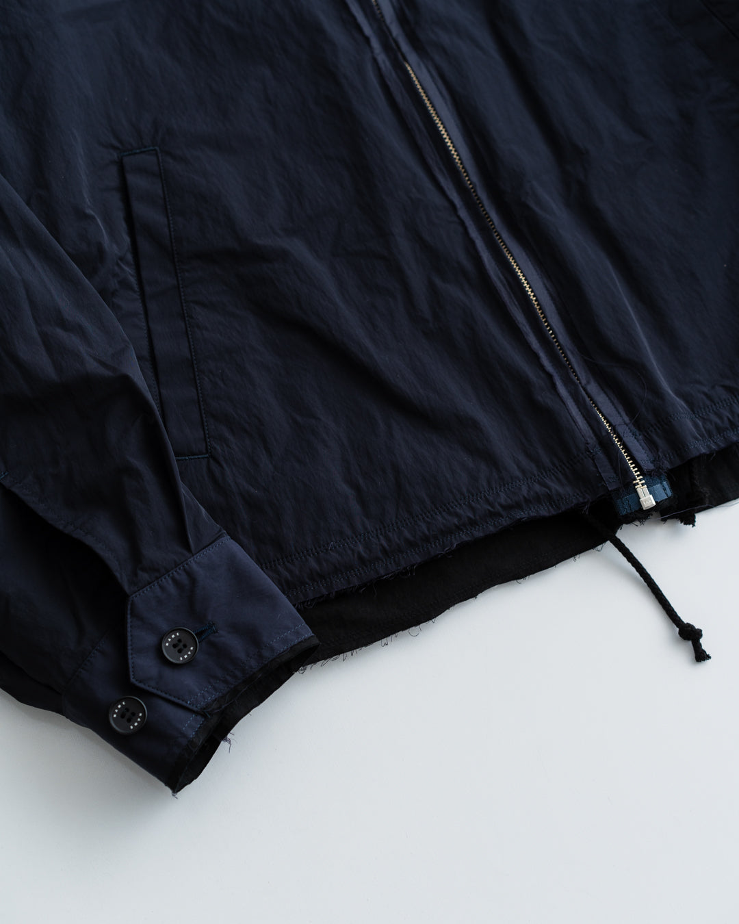 Name. REVERSIBLE HARRINGTON JACKET : IRREGULAR INSIDE OUT