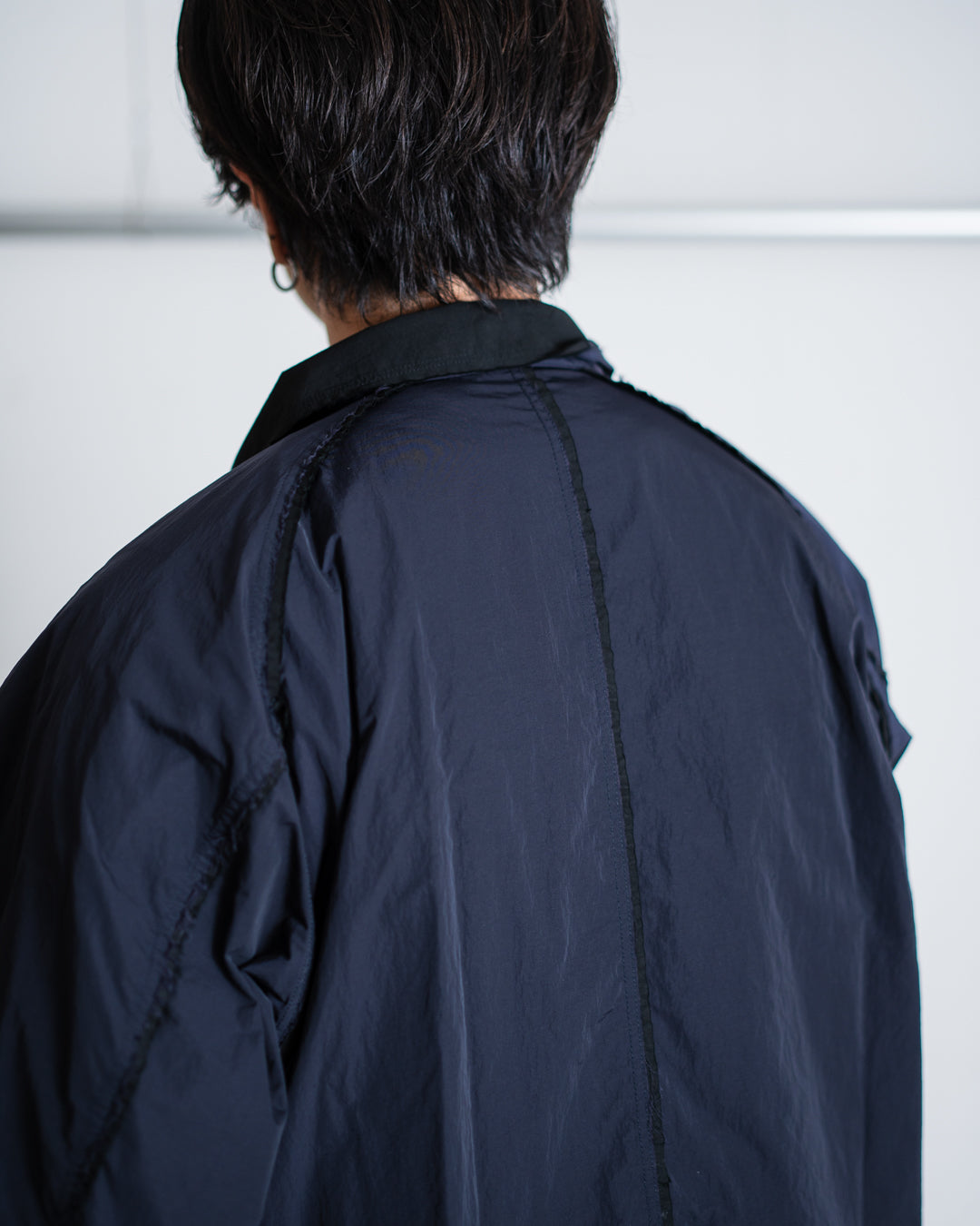 Name. REVERSIBLE HARRINGTON JACKET : IRREGULAR INSIDE OUT