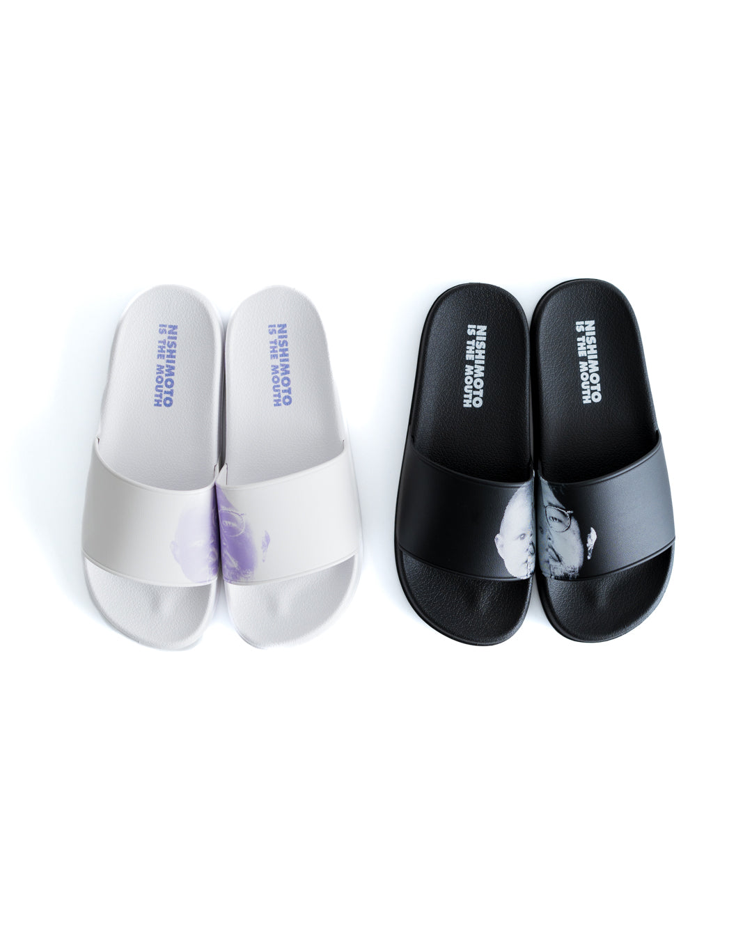 NISHIMOTO IS THE MOUTH 2 FACE SHOWER SANDALS