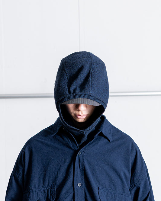 SANMONT Silk Noir Knit Balaclava