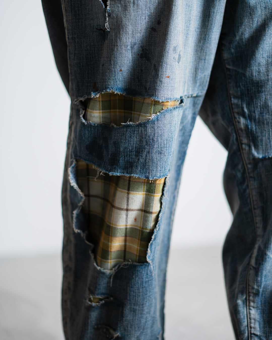 ANACHRONORM CHEAK COMBI DENIM 5P PANTS INDIGO(REMAKE) AN333-R
