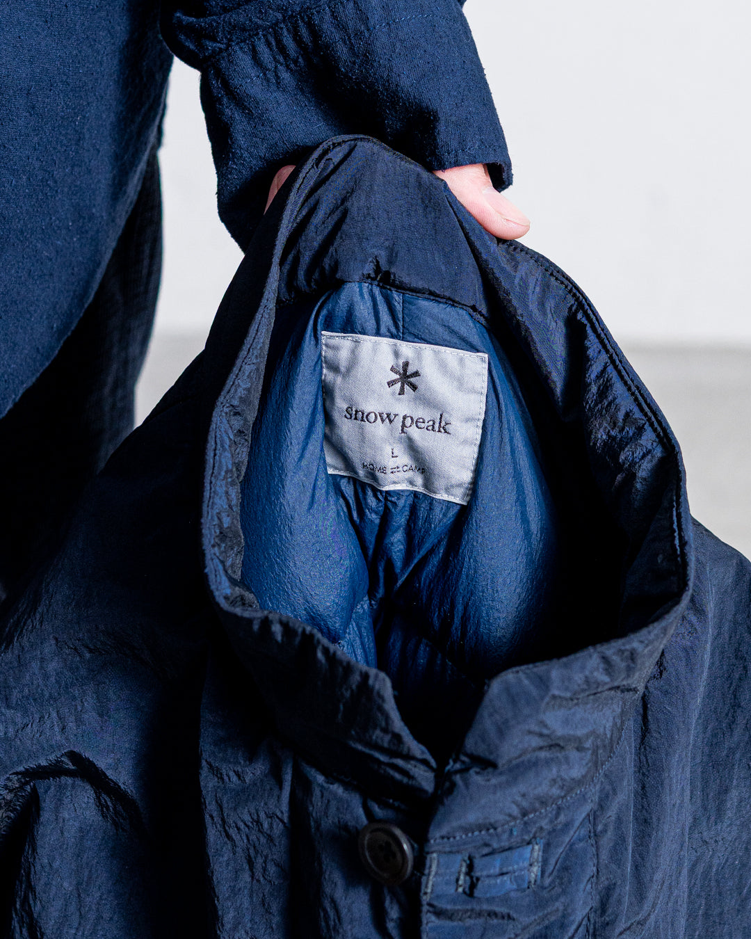 snow peak Garment Dyed Down Jacket