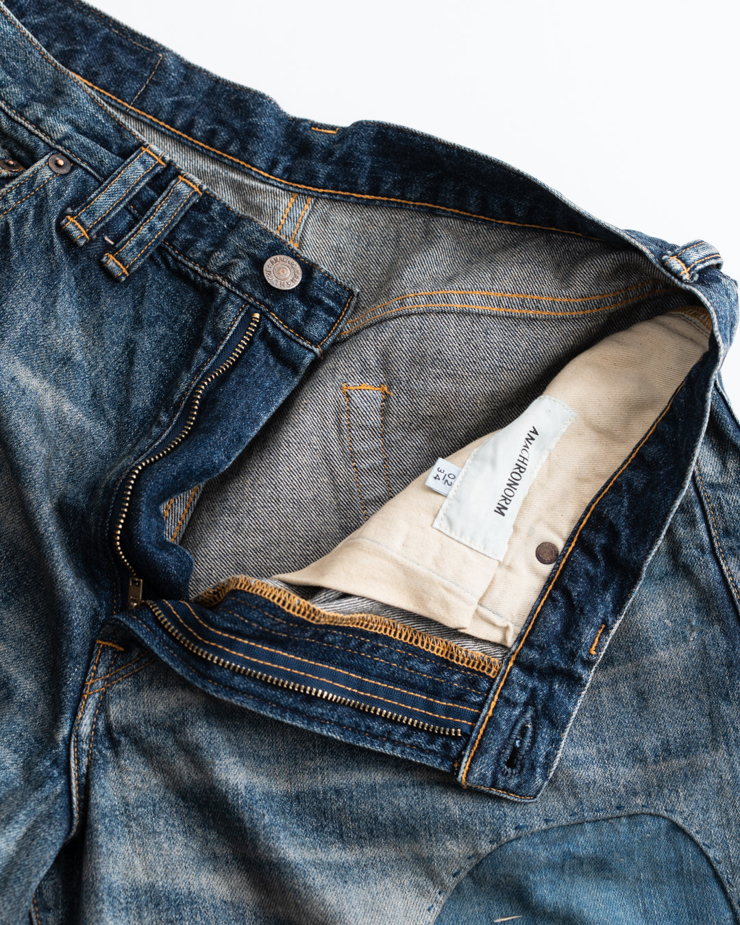 ANACHRONORM REMAKED WIDE 5P DENIM PANTS