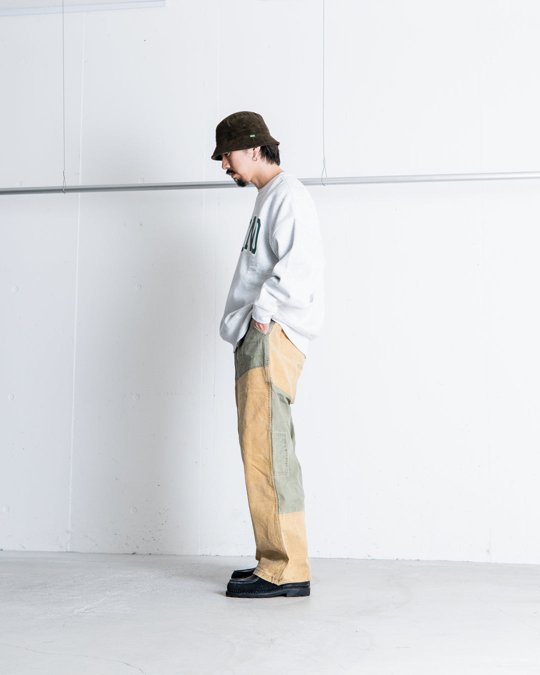 BOWWOW TIN CLOTH LOGGER PANTS