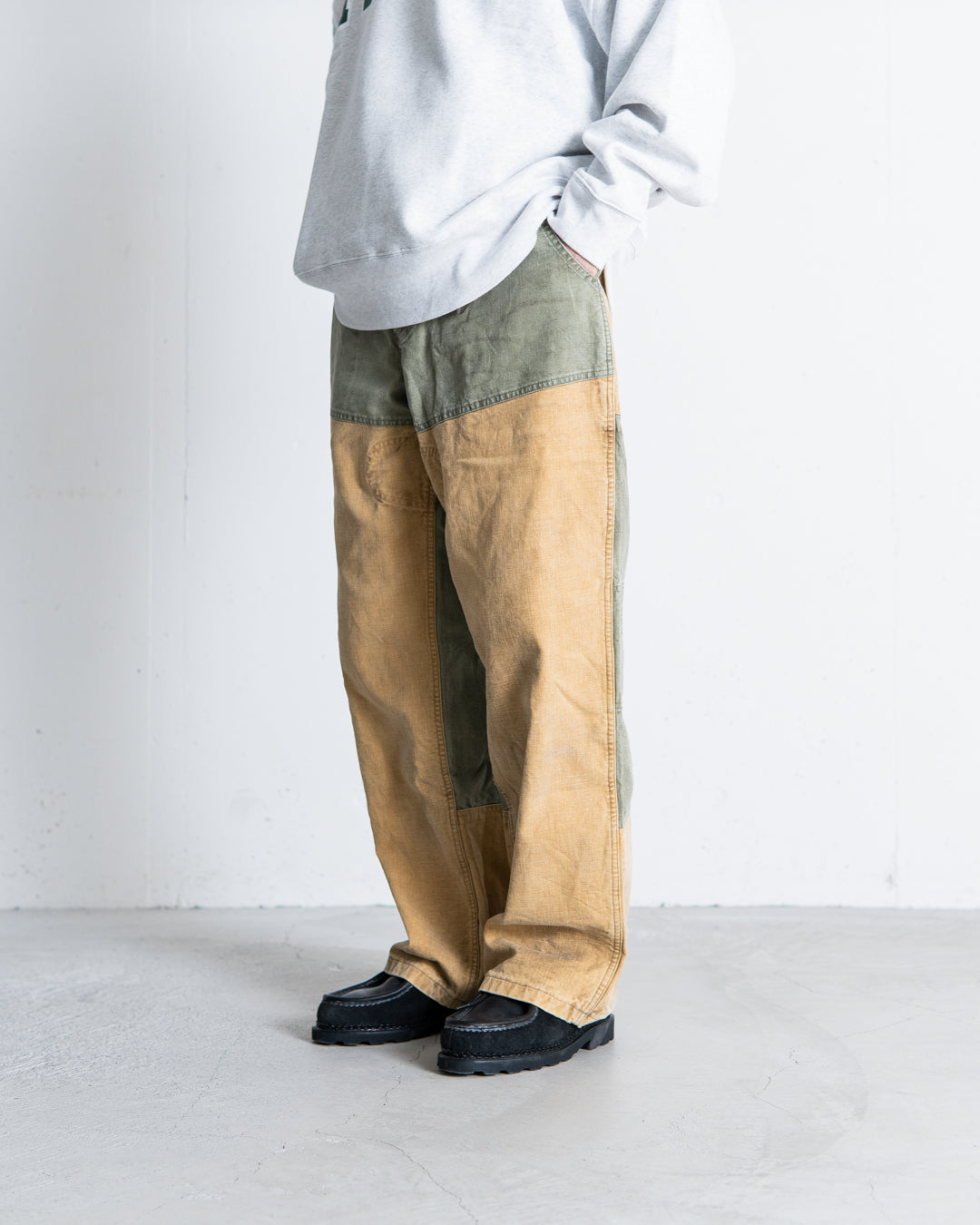 BOWWOW TIN CLOTH LOGGER PANTS