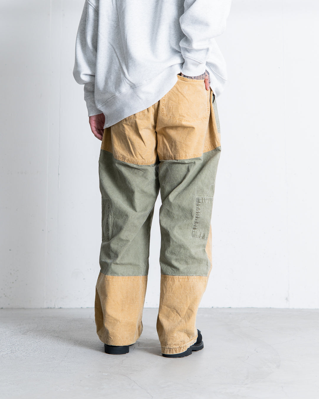 BOWWOW TIN CLOTH LOGGER PANTS